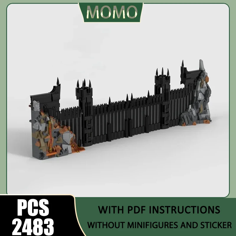 Magical Rings Movie Moc Building Blocks UCS Black Gate Model Technology Bricks DIY Assembly Famous Movie Model Toys Gifts
Magical Rings Movie Moc Building Blocks UCS Black Gate Model Technology Bricks DIY Assembly Famous Movie Model Toys Gifts