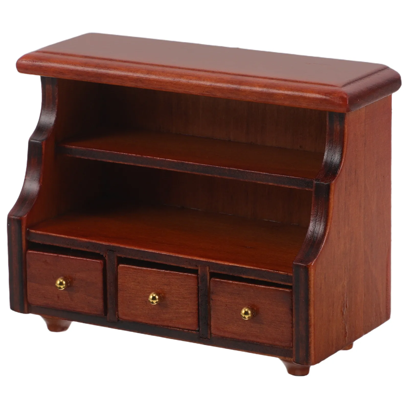 Miniature Vintage Wood Cabinet Mini Storage Shelves Dollhouse Furniture Display Stand for Living Room Micro Scene Bookshelf
Miniature Vintage Wood Cabinet Mini Storage Shelves Dollhouse Furniture Display Stand for Living Room Micro Scene Bookshelf