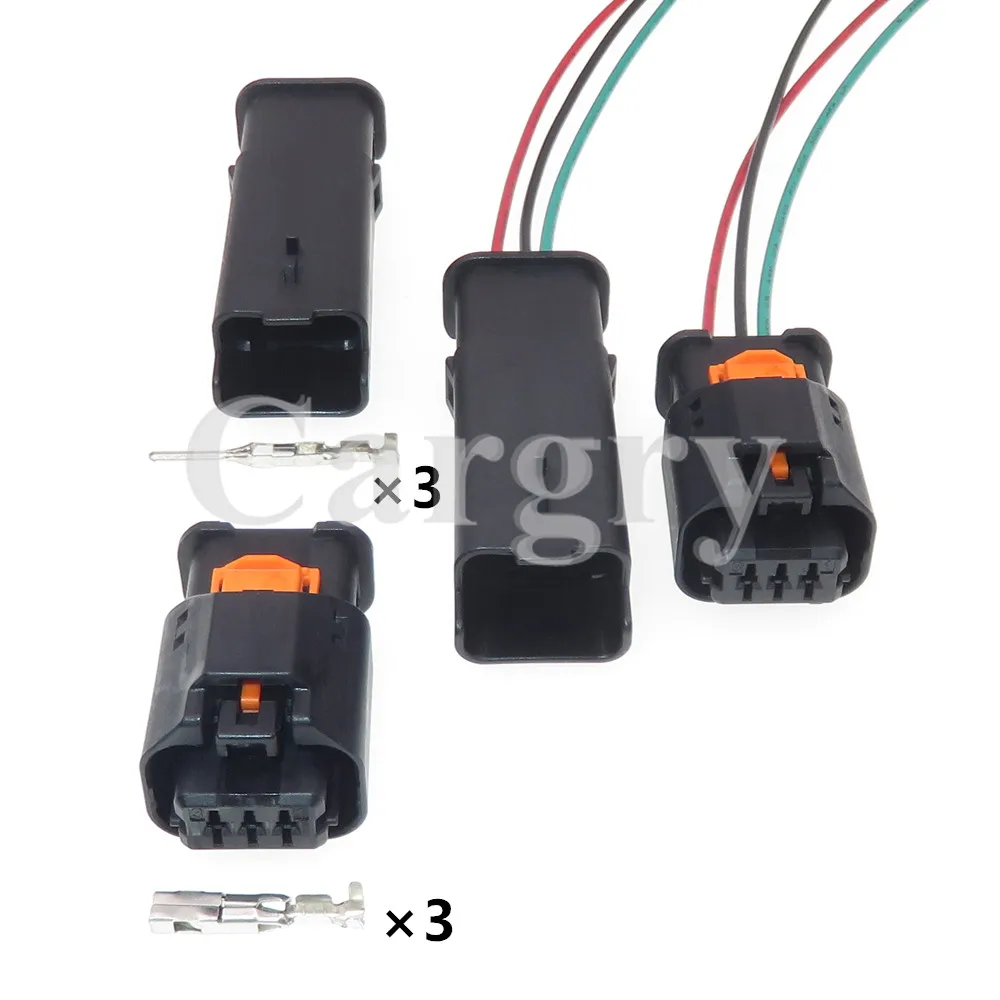 1 Set 3P 1.5 Series Auto Headlight Regulator Sensor Socket 1801177-1 1-1801178-1 AC Assembly Waterproof Cable Plug
1 Set 3P 1.5 Series Auto Headlight Regulator Sensor Socket 1801177-1 1-1801178-1 AC Assembly Waterproof Cable Plug