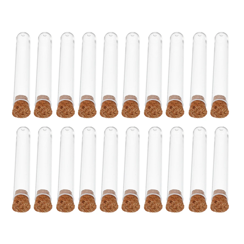 50pcs Plastic Storage Tubes Clear Test Tubes Cork Sealed Reusable Bath Salt Plant Propagation Petri Dishes Storage
50pcs Plastic Storage Tubes Clear Test Tubes Cork Sealed Reusable Bath Salt Plant Propagation Petri Dishes Storage
