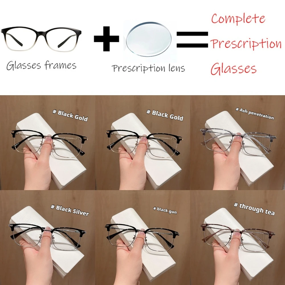 2025 prescription glasses Danyang Fashion Eyebrow Titanium Handsome Men's Casual Big Face Half Frame Eyeframe
2025 prescription glasses Danyang Fashion Eyebrow Titanium Handsome Men's Casual Big Face Half Frame Eyeframe