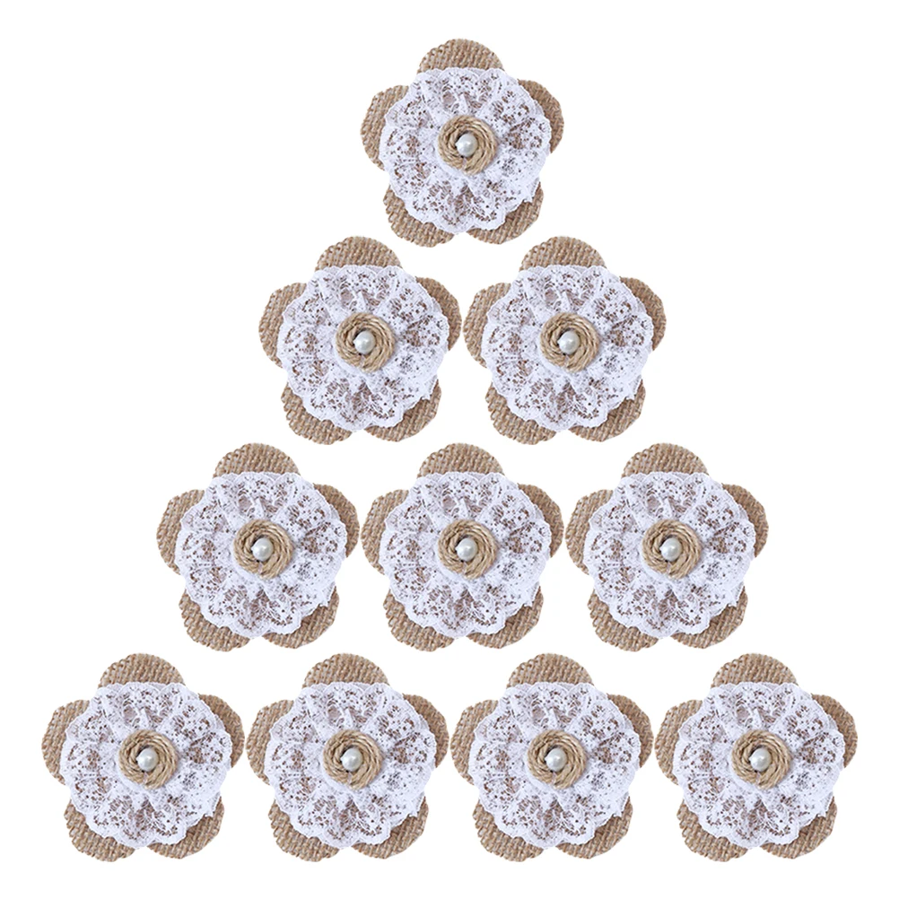 20 Pcs Rustic Decoration Craft Making Burlap Flowers Wedding Christmas Party Handmade Jute
20 Pcs Rustic Decoration Craft Making Burlap Flowers Wedding Christmas Party Handmade Jute