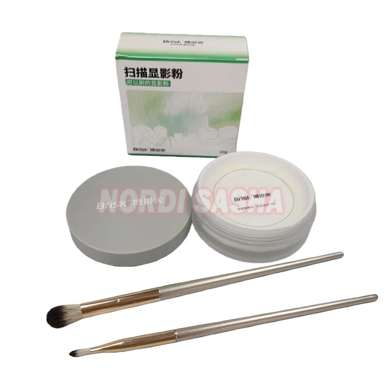 10g/Box Dental Brisk Easy Scan Powder Model Scanning Powder Dental Lab Developing powder for Denture Scanning
10g/Box Dental Brisk Easy Scan Powder Model Scanning Powder Dental Lab Developing powder for Denture Scanning