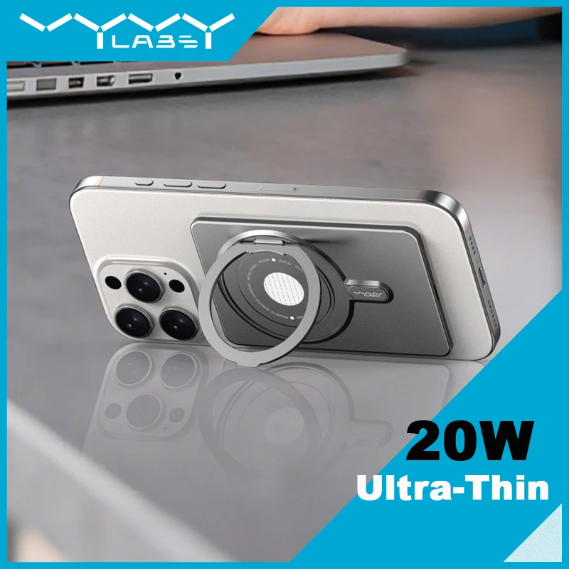 VYVYLABS 5000mAh Ultra-Thin Power Bank 20W Mini Magnetic Metal Wireless Fast Charging External Battery For iPhone 17 16 15 14
VYVYLABS 5000mAh Ultra-Thin Power Bank 20W Mini Magnetic Metal Wireless Fast Charging External Battery For iPhone 17 16 15 14