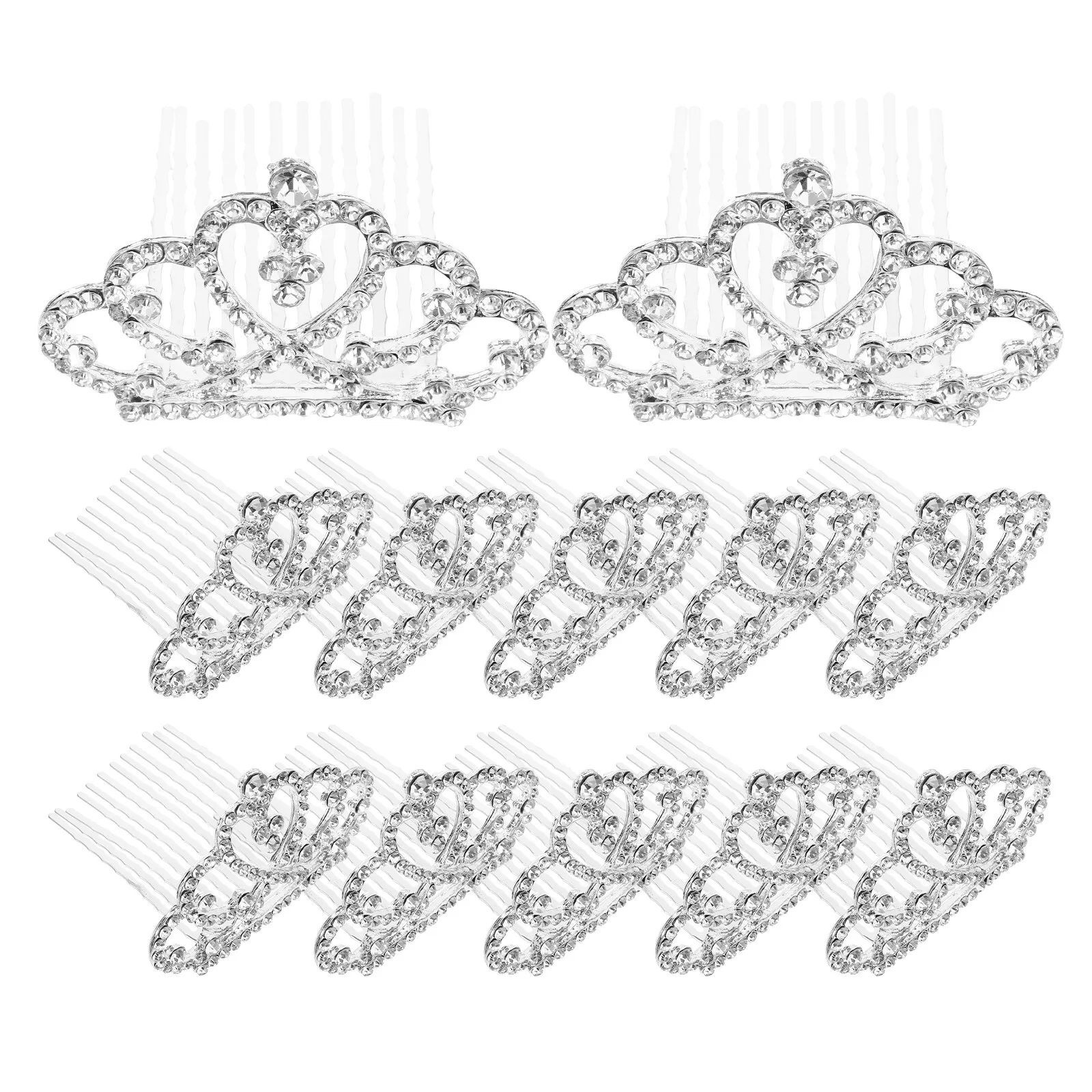 12Pcs Kids Crown Hair Comb Set Elegant Rhinestone Princess Headwear for Girls Party Carnival Festival Daily Wear Children Crown
12Pcs Kids Crown Hair Comb Set Elegant Rhinestone Princess Headwear for Girls Party Carnival Festival Daily Wear Children Crown