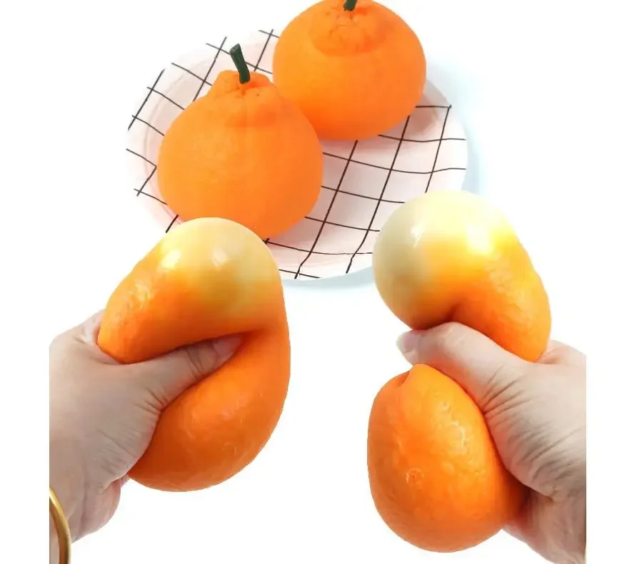 3pcs children game squeeze toys stress relief toys stress relieving tools elasticity vent toy simulate orange
3pcs children game squeeze toys stress relief toys stress relieving tools elasticity vent toy simulate orange
