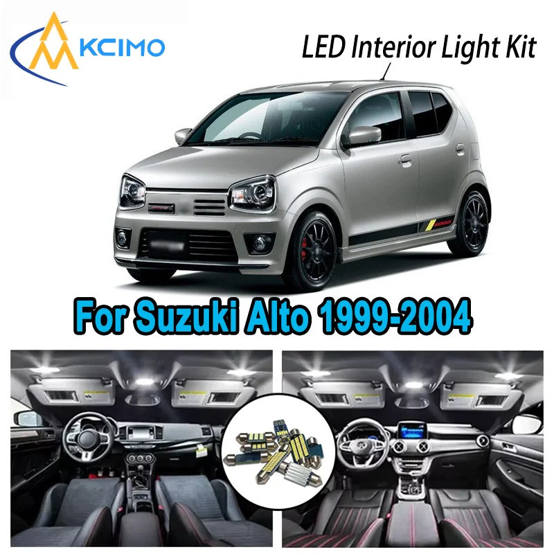 For Suzuki Alto 1999-2004 2000 2001 2002 2003 Premium Bright LED Interior Dome Map Trunk Light Kit Car Led Lamps Canbus No Error
For Suzuki Alto 1999-2004 2000 2001 2002 2003 Premium Bright LED Interior Dome Map Trunk Light Kit Car Led Lamps Canbus No Error