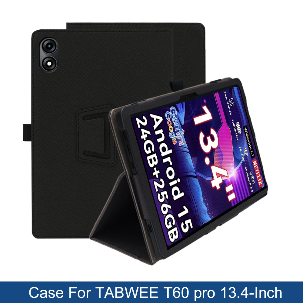 Funda Case For TABWEE T60 Pro 13.4"Inch ,Folding Stand Protective Cover with Pencil Holder and Wrist Strap,PU Full Protection
Funda Case For TABWEE T60 Pro 13.4"Inch ,Folding Stand Protective Cover with Pencil Holder and Wrist Strap,PU Full Protection