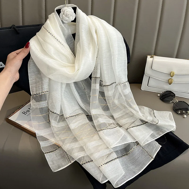 190X70см Шелковый клетчатый шарф с шелковым узором для женщин, шелковый шарф для женщин, универсальная и модная шаль для женщин
190X70см Шелковый клетчатый шарф с шелковым узором для женщин, шелковый шарф для женщин, универсальная и модная шаль для женщин