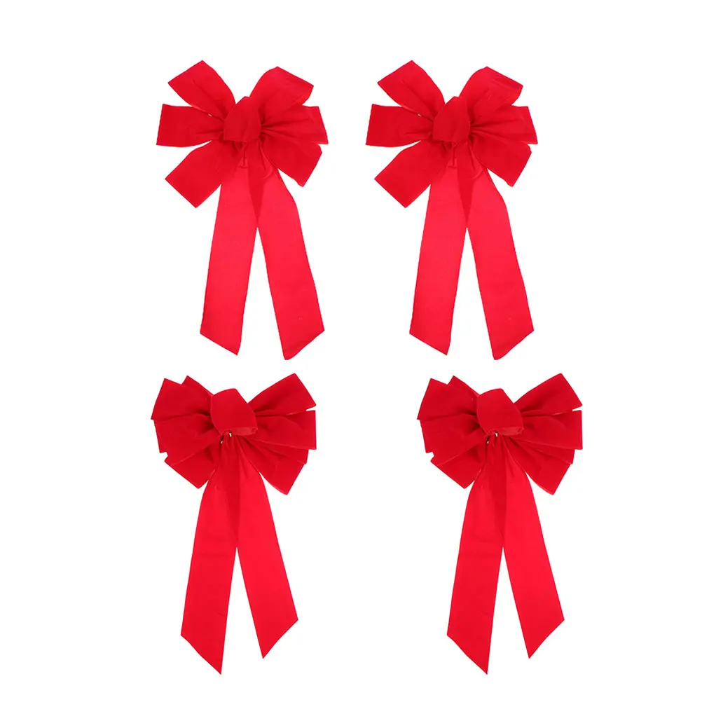 4 Pcs Flannel Christmas Bowknot Decorations for Tree Party Home Stylish Beautiful Classic Adornment Xmas Holiday
4 Pcs Flannel Christmas Bowknot Decorations for Tree Party Home Stylish Beautiful Classic Adornment Xmas Holiday