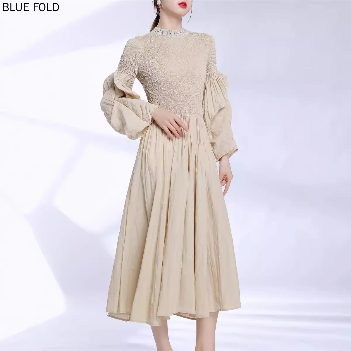 Autumn Dress for Women High-end French Long Dress MIYAKE PLEATS Dress High Quality Elegant Birthday Dresses Women Clothing
Autumn Dress for Women High-end French Long Dress MIYAKE PLEATS Dress High Quality Elegant Birthday Dresses Women Clothing