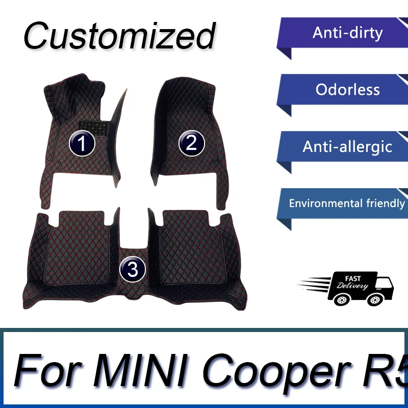 Автомобильные коврики на заказ, автомобильные коврики для MINI Cooper R56 2007 2008 2009 2010, автомобильные роскошные кожаные коврики с полным покрытием для мужчин и женщин
Автомобильные коврики на заказ, автомобильные коврики для MINI Cooper R56 2007 2008 2009 2010, автомобильные роскошные кожаные коврики с полным покрытием для мужчин и женщин