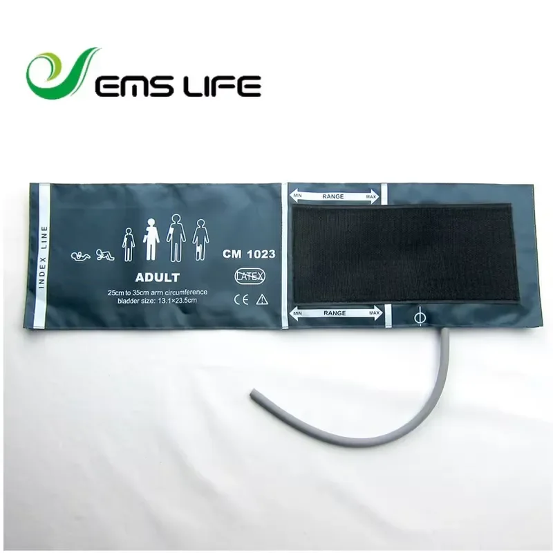 Reusable Pressure Bp Nibp Cuff for Sphygmomanometer Patien-t with TPU Bladder
Reusable Pressure Bp Nibp Cuff for Sphygmomanometer Patien-t with TPU Bladder