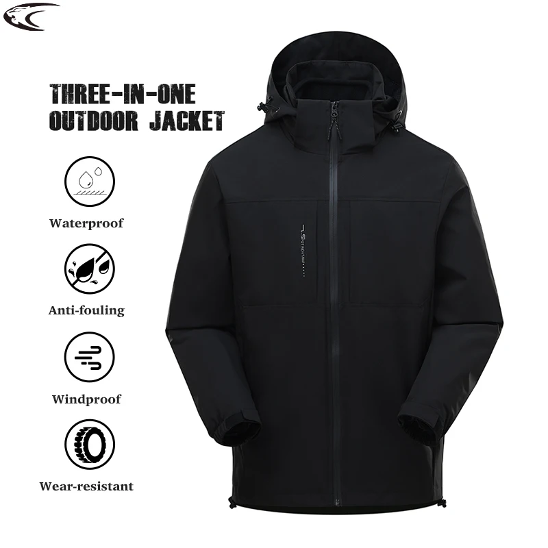 LNGXO 3-in-1 Fleece Jacket Waterproof Men's Women's Winter Coat for Hiking Climbing Camping Skiing Warm Windproof Windbreaker
LNGXO 3-in-1 Fleece Jacket Waterproof Men's Women's Winter Coat for Hiking Climbing Camping Skiing Warm Windproof Windbreaker