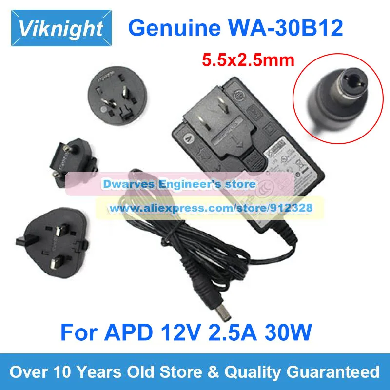 Оригинальный WA-30B12 12V 2.5A 30W APD блок питания для Gigabyte BRIX 190 2807 BXBT1900 US UK AU EU Plug
Оригинальный WA-30B12 12V 2.5A 30W APD блок питания для Gigabyte BRIX 190 2807 BXBT1900 US UK AU EU Plug