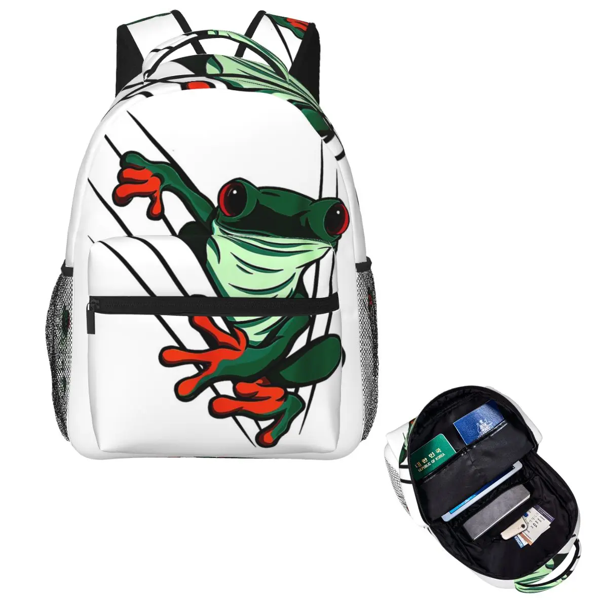 Green Frog, Nature Drawing Student Backpack School Bag Hiking Travel Daypack for Men Women Fashion Bookbag Shoulder Bags
Green Frog, Nature Drawing Student Backpack School Bag Hiking Travel Daypack for Men Women Fashion Bookbag Shoulder Bags