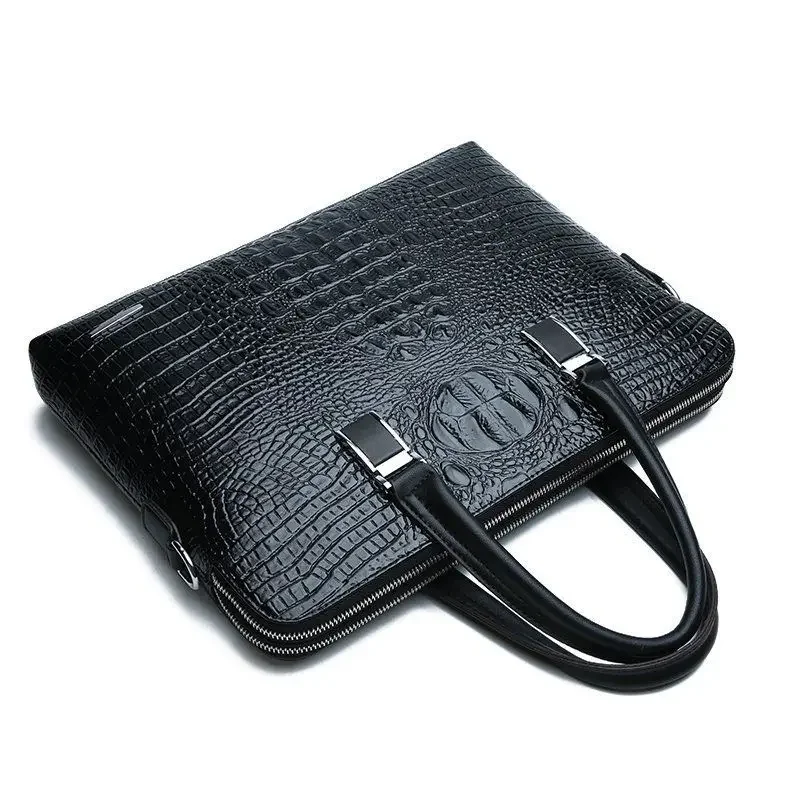 New Luxury Alligator Leather Business Men's Double-deck Briefcase Male Shoulder Bag Men Messenger Laptop Computer Handbags
New Luxury Alligator Leather Business Men's Double-deck Briefcase Male Shoulder Bag Men Messenger Laptop Computer Handbags