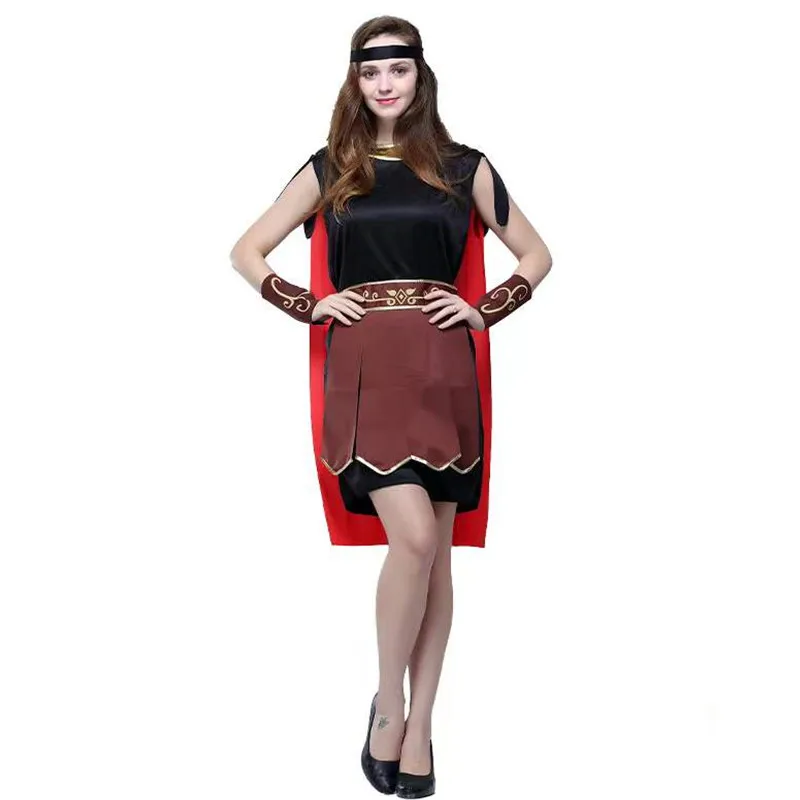 Female Roman Warrior Cosplay Woman Halloween Spartan Gladiator Costumes Carnival Purim Parade Masquerade Nightclub Party Dress
Female Roman Warrior Cosplay Woman Halloween Spartan Gladiator Costumes Carnival Purim Parade Masquerade Nightclub Party Dress