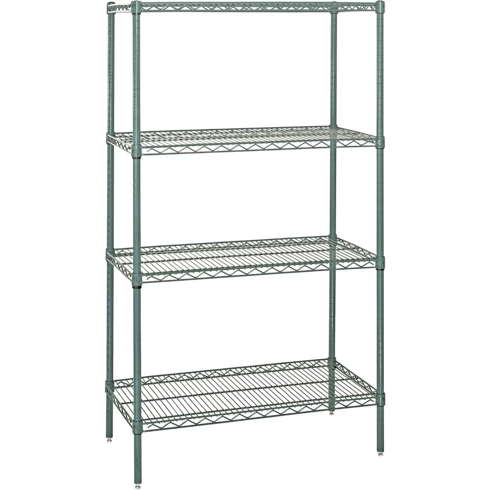 WR74-2448P Wire Shelving Starter Kit with (4) Shelves and (4) Posts for Industrial Warehouse Storage Distribution
WR74-2448P Wire Shelving Starter Kit with (4) Shelves and (4) Posts for Industrial Warehouse Storage Distribution