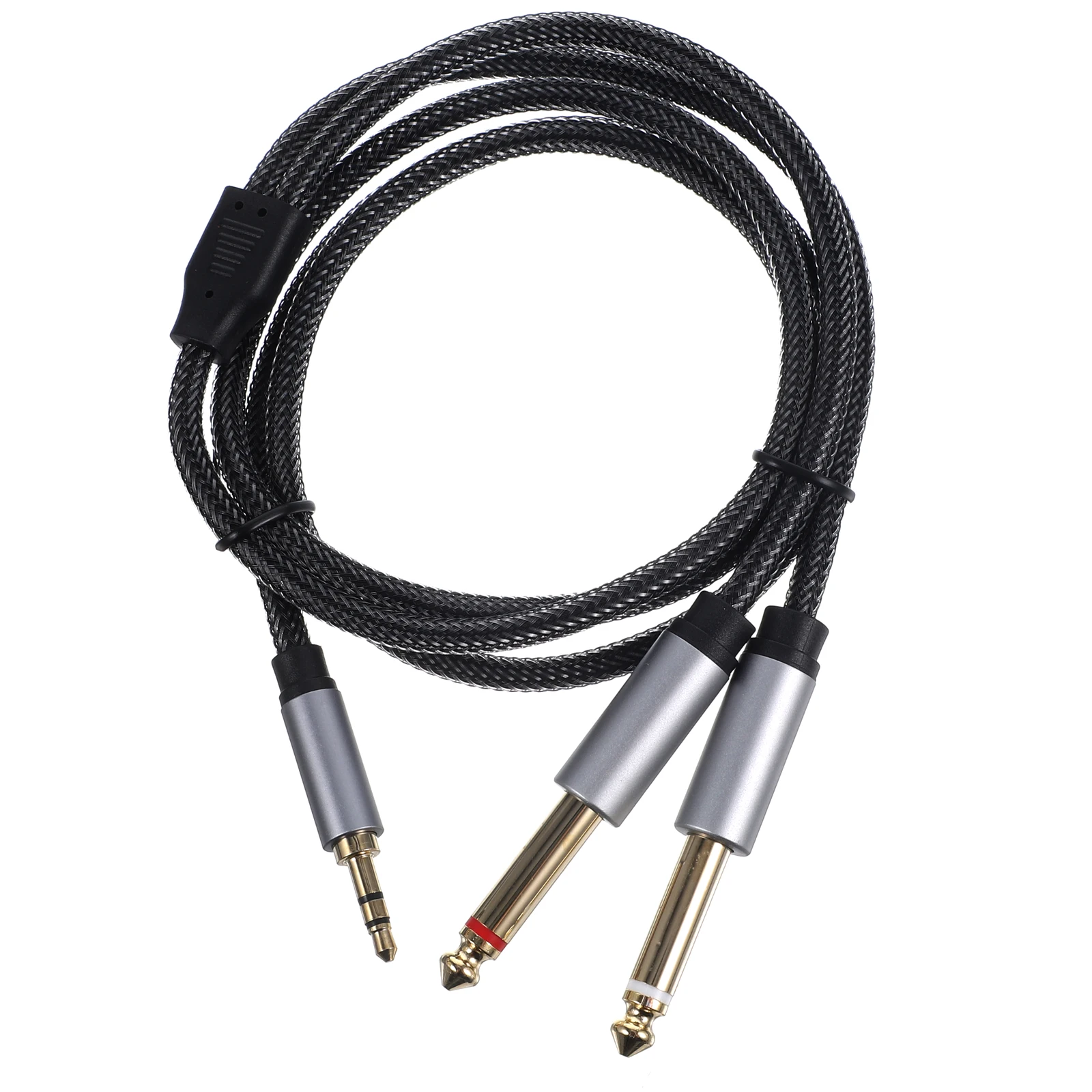to Cable 1m Silver Gray 3.5mm Male to Dual 6.35mm Female Audio Splitter Zinc Alloy Gold Plated Laptop Speaker Amplifier
to Cable 1m Silver Gray 3.5mm Male to Dual 6.35mm Female Audio Splitter Zinc Alloy Gold Plated Laptop Speaker Amplifier
