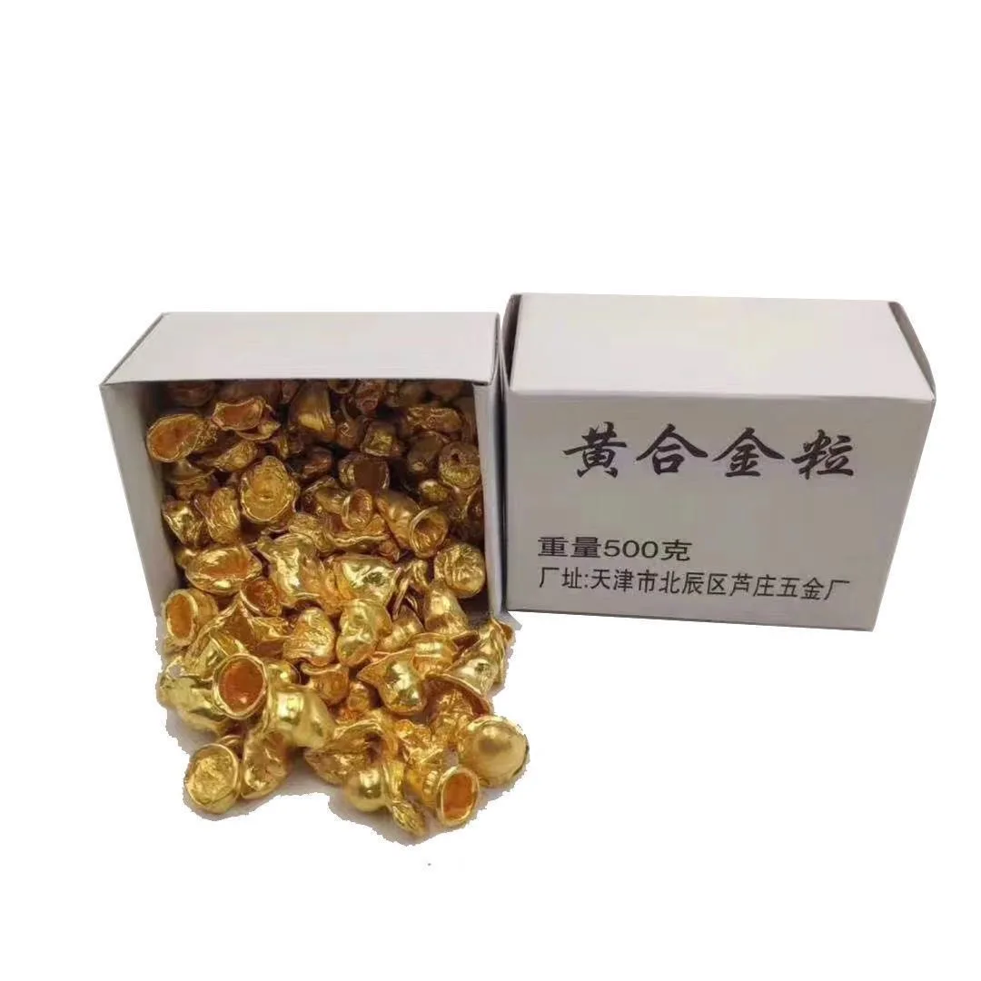 500g Yellow Alloy Granules for Dental Laboratory High-Purity Dental Technician Material
500g Yellow Alloy Granules for Dental Laboratory High-Purity Dental Technician Material