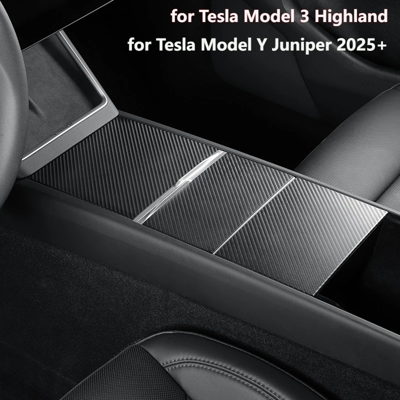 for Tesla Model Y Juniper 2025 Accessories Center Console Pannel Protector Cover Model 3 2024 ABS Carbon Fiber Protect Sticker
for Tesla Model Y Juniper 2025 Accessories Center Console Pannel Protector Cover Model 3 2024 ABS Carbon Fiber Protect Sticker