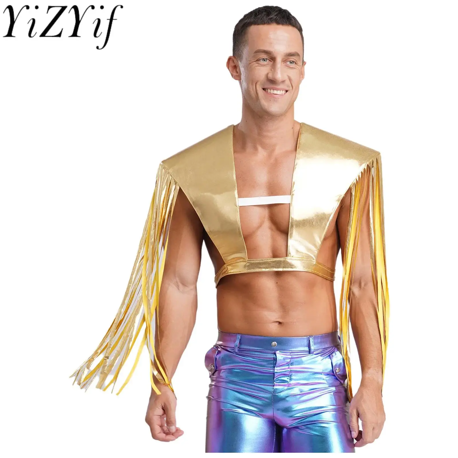 Men Fashion Tassel Shoulder Shrugs Warrior Cosplay Tassel Fringe Adjustable Armor Shawls for Halloween Cosplay Masquerade Party
Men Fashion Tassel Shoulder Shrugs Warrior Cosplay Tassel Fringe Adjustable Armor Shawls for Halloween Cosplay Masquerade Party