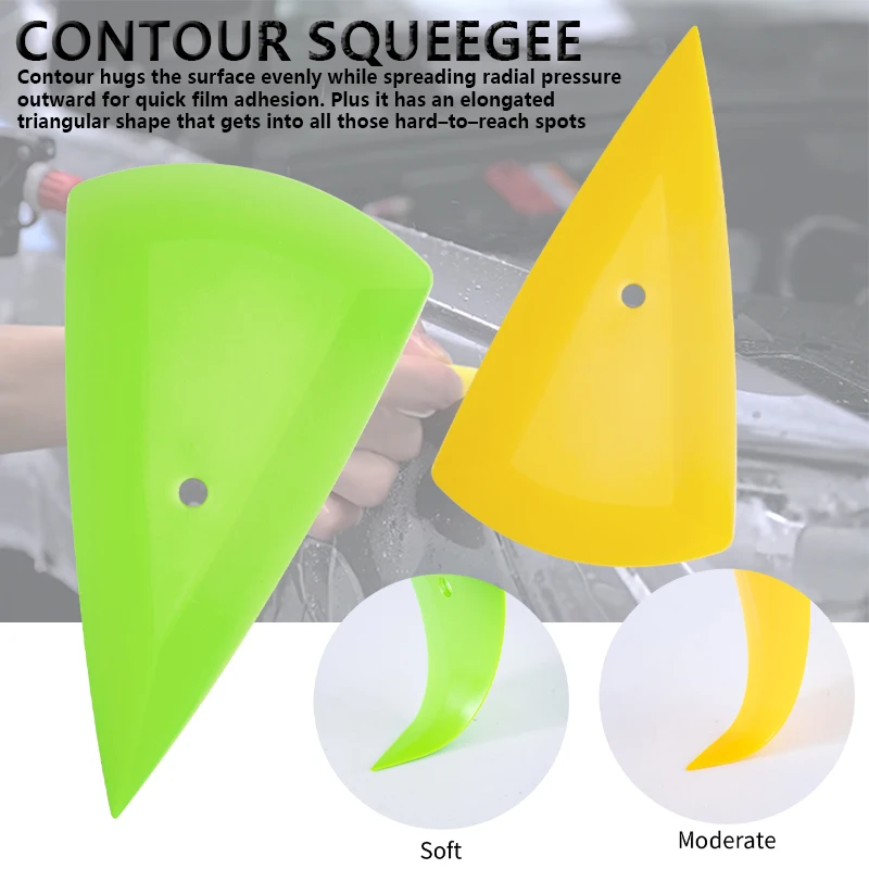 Soft Hard Contour PP Corner Squeegee Vinyl Film Applicator Car Window Glass Detail Installation Scraper Auto Wrap Tinting Tool
Soft Hard Contour PP Corner Squeegee Vinyl Film Applicator Car Window Glass Detail Installation Scraper Auto Wrap Tinting Tool