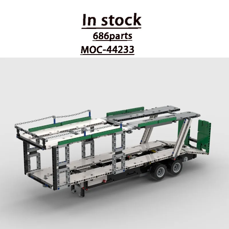 MOC-44233 City Traffic Vehicle Transport Semi-Trailer Building Block Model 686parts Boys' Children's Birthday Christmas Toy Gift
MOC-44233 City Traffic Vehicle Transport Semi-Trailer Building Block Model 686parts Boys' Children's Birthday Christmas Toy Gift