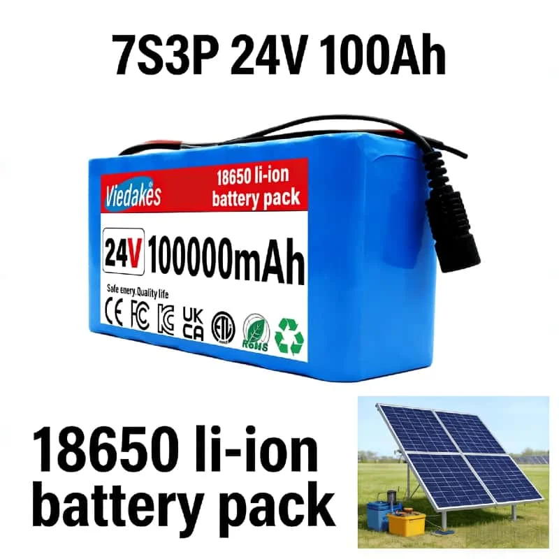 Надежный перезаряжаемый литий-ионный аккумулятор 7S3P 24В 100000мАч из элементов 18650 для инвалидных колясок, длительное время работы, высокий рейтинг
Надежный перезаряжаемый литий-ионный аккумулятор 7S3P 24В 100000мАч из элементов 18650 для инвалидных колясок, длительное время работы, высокий рейтинг