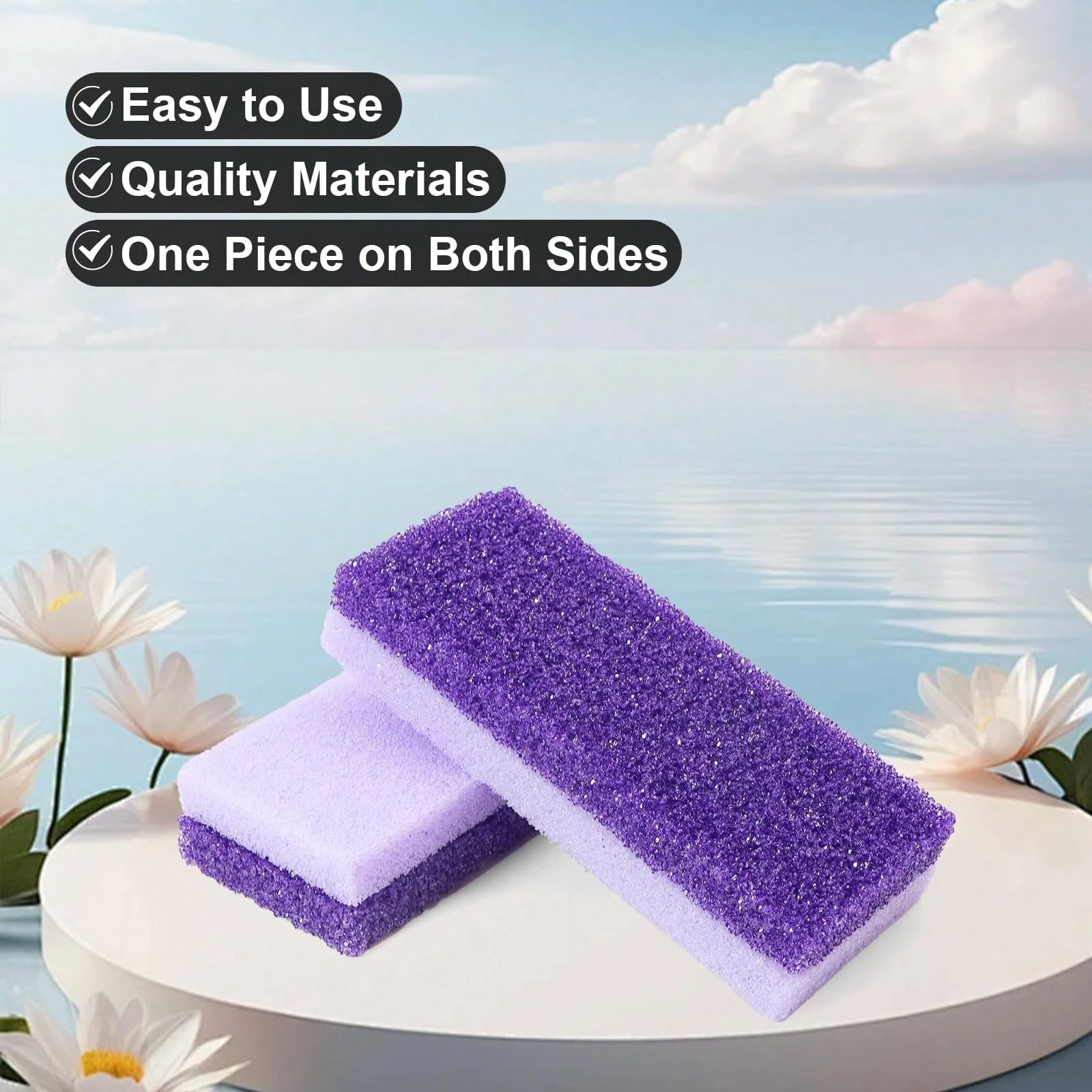 Double-Sided Foot File & Heel Scrubber - Effective Dead Skin and Callus Remover for Soft, Smooth Feet in Seconds
Double-Sided Foot File & Heel Scrubber - Effective Dead Skin and Callus Remover for Soft, Smooth Feet in Seconds