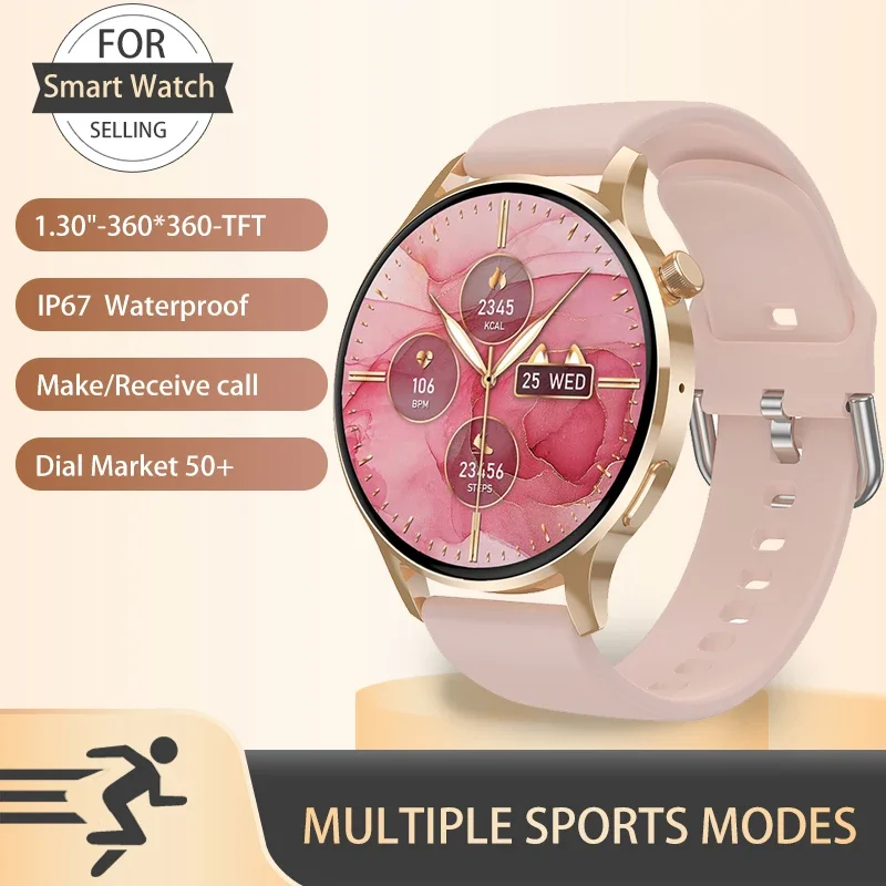 2024 New Women Smart Watch HD Bluetooth Call Heart Rate Blood Pressure Blood Oxygen Smart Watch Women Suitable for Android IOS
2024 New Women Smart Watch HD Bluetooth Call Heart Rate Blood Pressure Blood Oxygen Smart Watch Women Suitable for Android IOS