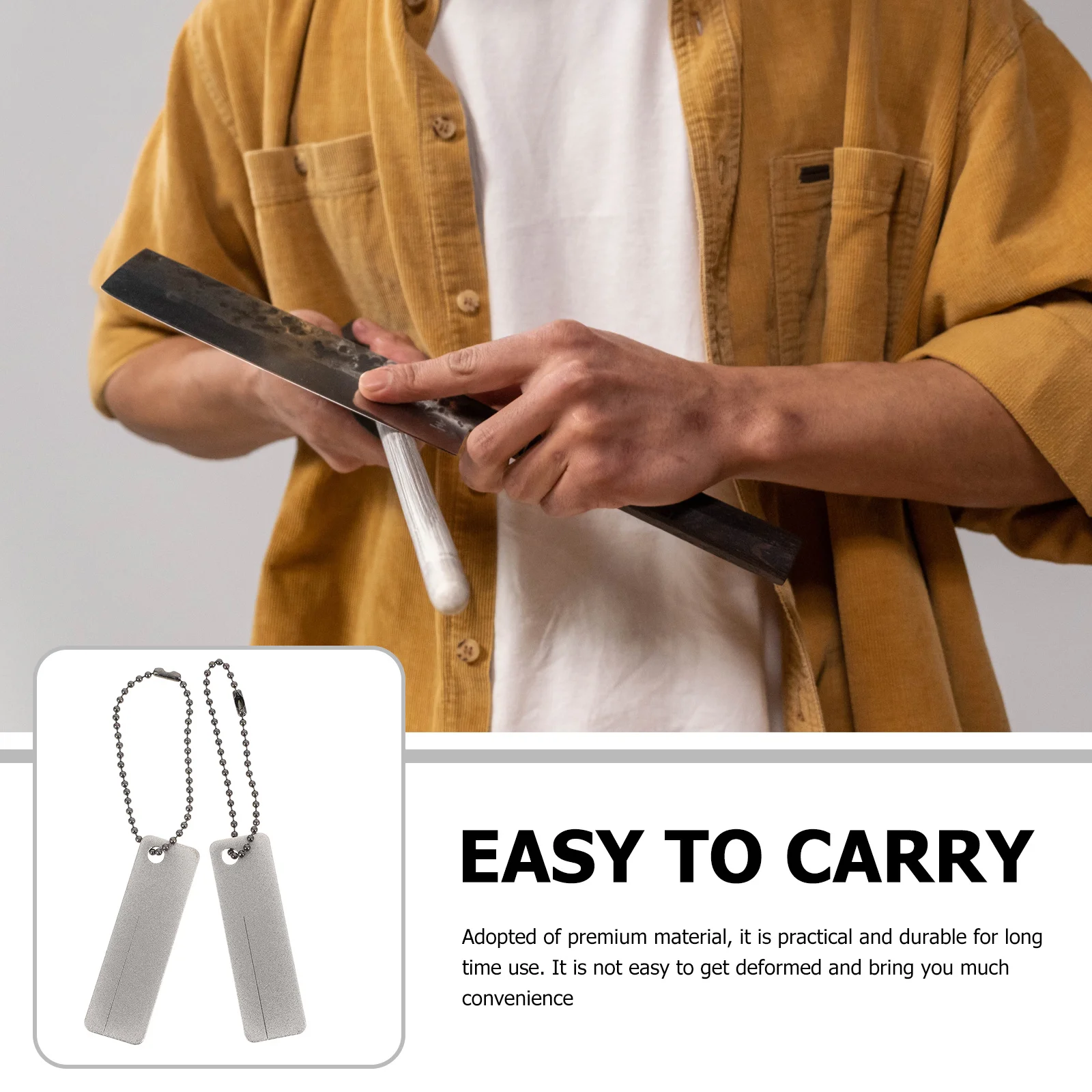 2pcs Portable Whetstone Mini Grinding Stone For Kitchen Outdoor Knives Sharpener Tool Lightweight Durable Rectangular Sharpening
2pcs Portable Whetstone Mini Grinding Stone For Kitchen Outdoor Knives Sharpener Tool Lightweight Durable Rectangular Sharpening