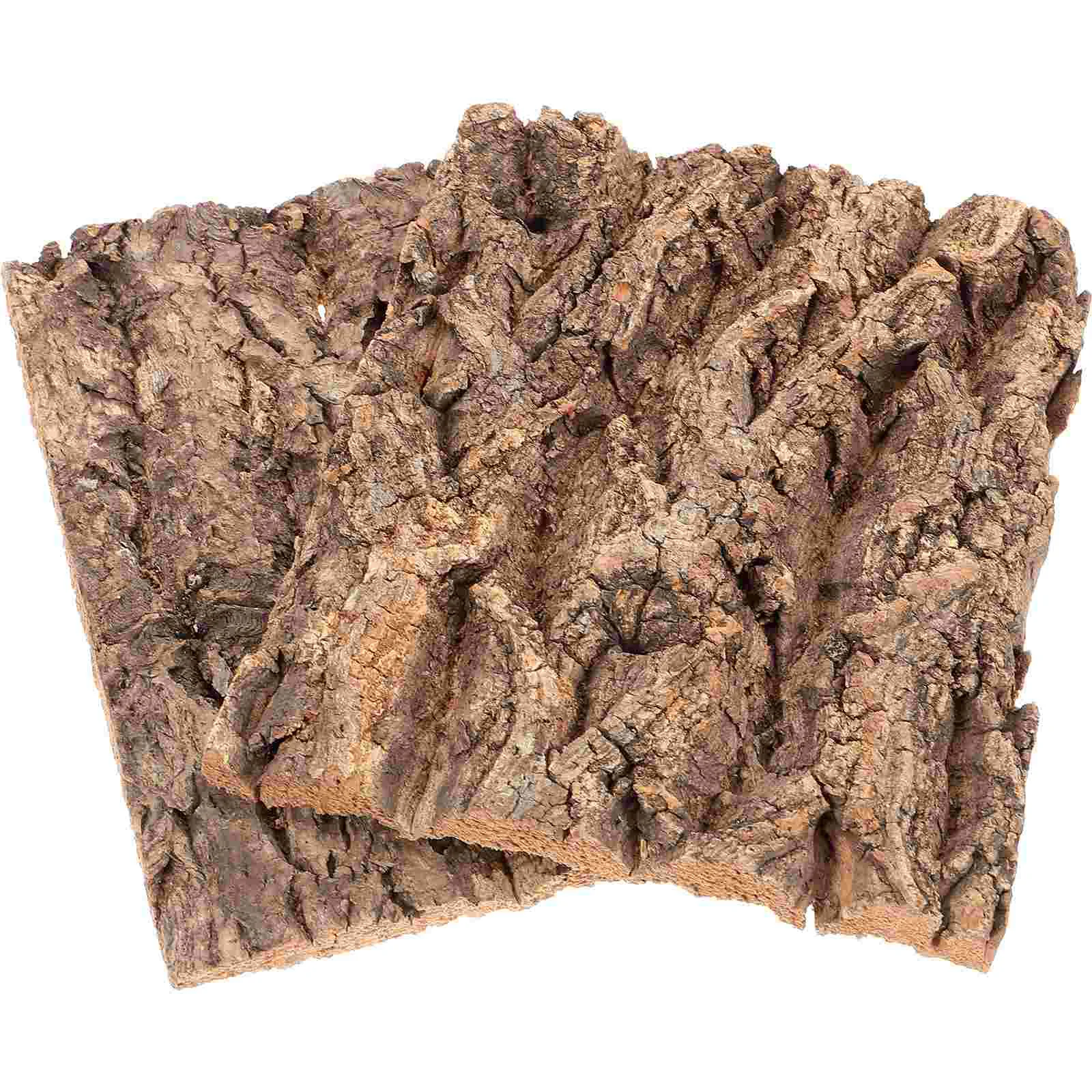 2 Pcs Bark Decoration for Reptile Tank Terrarium Gecko Bearded Dragon Cage Background Natural Material Safe Landscape
2 Pcs Bark Decoration for Reptile Tank Terrarium Gecko Bearded Dragon Cage Background Natural Material Safe Landscape