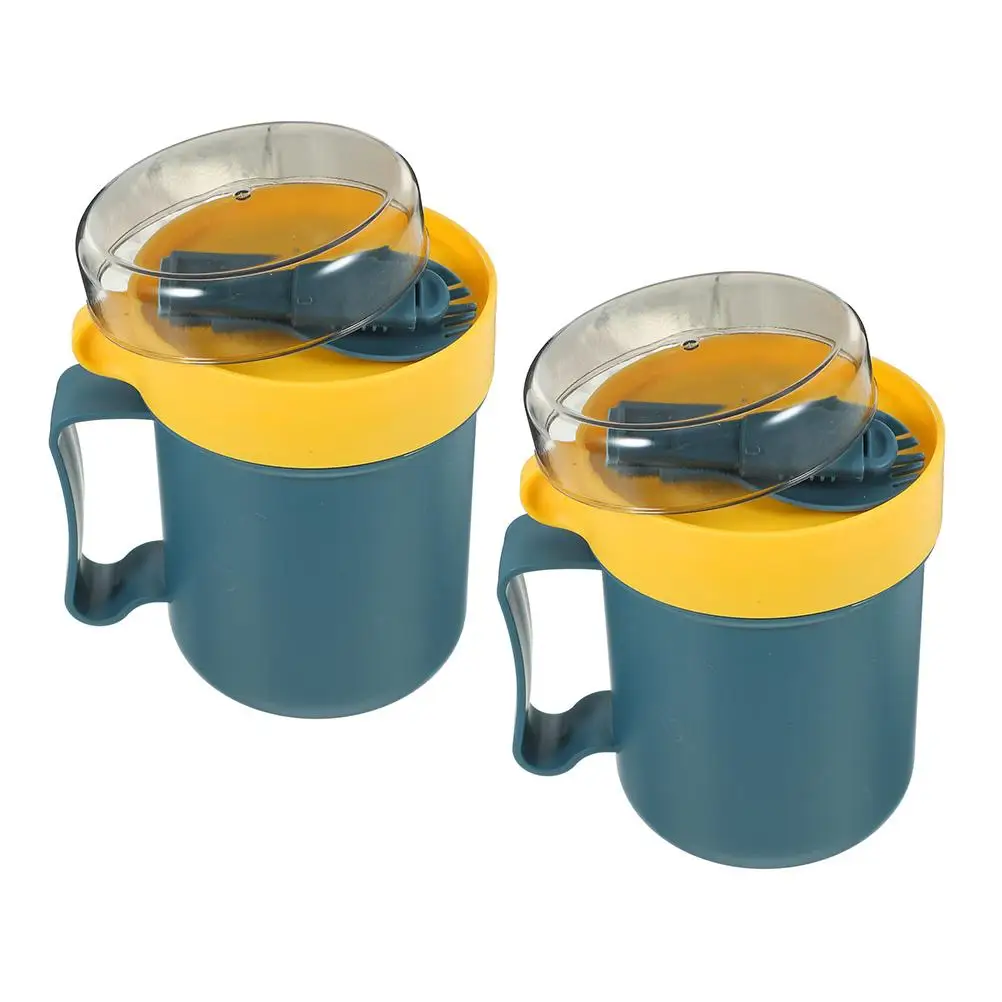2Pcs Breakfast Cup Microwave Safe Portable Soup Cups with Lids Spoons Yogurt Cereal Hot Beverages Snack Containers Parfait Bowls
2Pcs Breakfast Cup Microwave Safe Portable Soup Cups with Lids Spoons Yogurt Cereal Hot Beverages Snack Containers Parfait Bowls