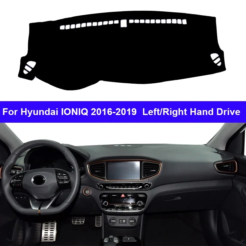 Для Hyundai IONIQ 2016 2017 2018 2019, автомобильные аксессуары, защитная накладка, чехол для приборной панели, силиконовый нескользящий коврик, солнцезащитный козырек
Для Hyundai IONIQ 2016 2017 2018 2019, автомобильные аксессуары, защитная накладка, чехол для приборной панели, силиконовый нескользящий коврик, солнцезащитный козырек
