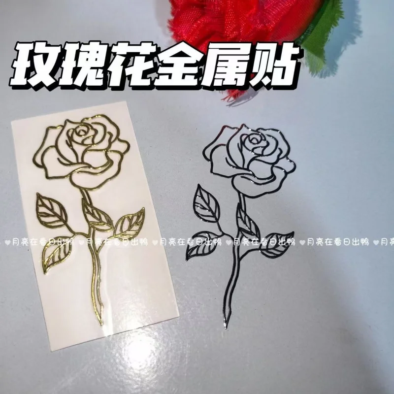 Custom. New Rose 3D Three-Dimensional Hollow Notebook Metal Stickers Mobile Phone Tablet Headset Niche Decorative Stick
Custom. New Rose 3D Three-Dimensional Hollow Notebook Metal Stickers Mobile Phone Tablet Headset Niche Decorative Stick