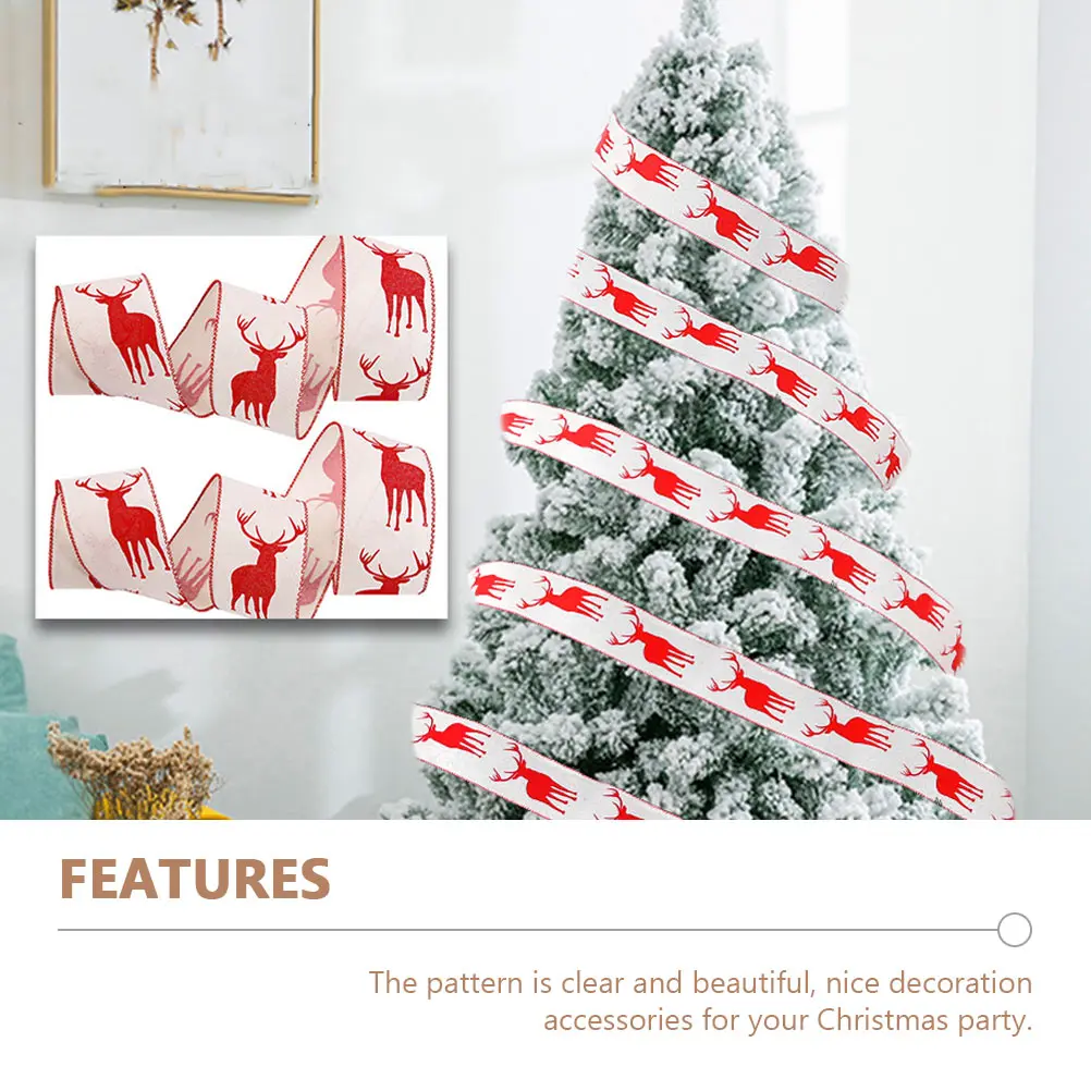 1 Roll Christmas Tree Decoration Ribbon Soft Durable Xmas Gift Wrapping DIY Craft Ribbon Festive Xmas Party Ornament
1 Roll Christmas Tree Decoration Ribbon Soft Durable Xmas Gift Wrapping DIY Craft Ribbon Festive Xmas Party Ornament