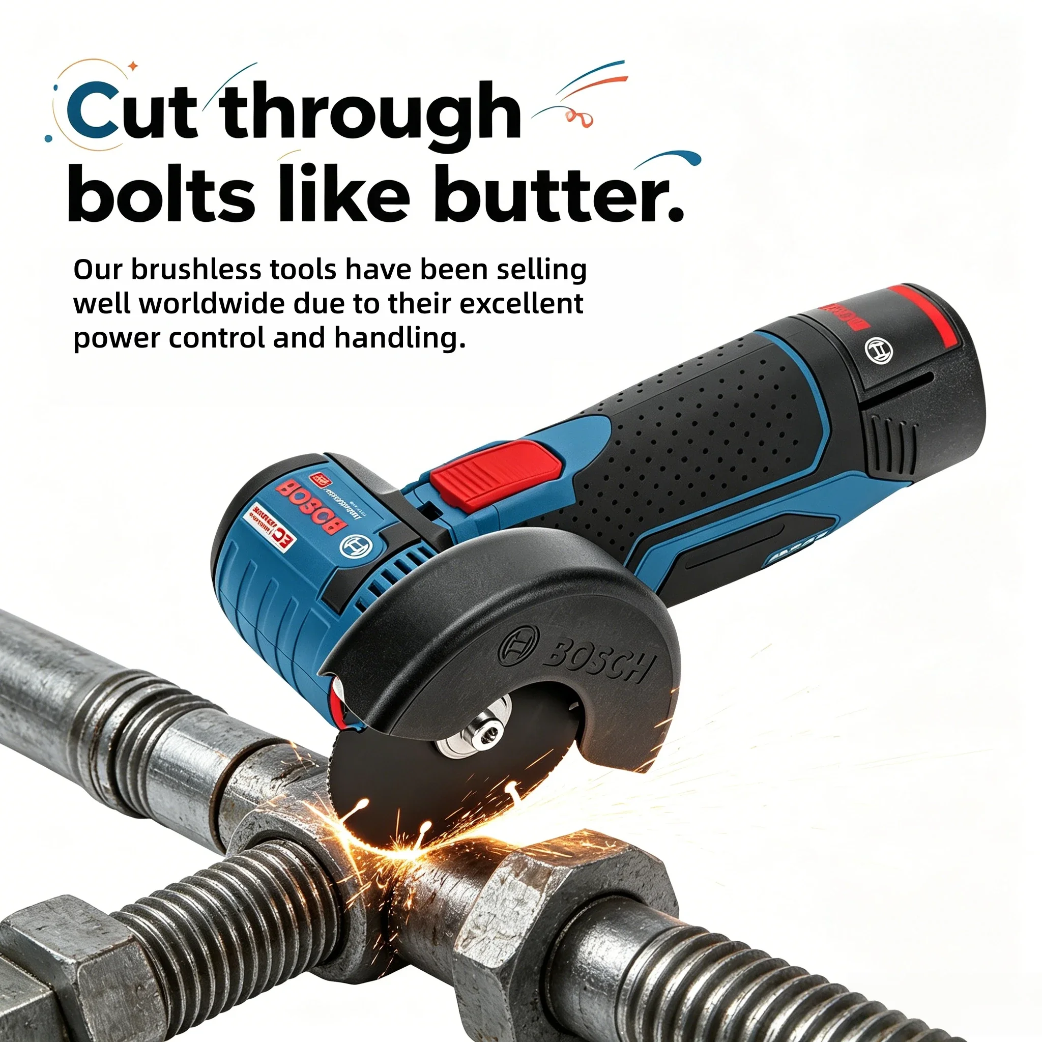 Bosch GWS 12V-76 Cordless Angle Grinder 12V Lithium-ion Brushless Motor 76mm Cutting Disc Mini Polishing Grinding Machine
Bosch GWS 12V-76 Cordless Angle Grinder 12V Lithium-ion Brushless Motor 76mm Cutting Disc Mini Polishing Grinding Machine