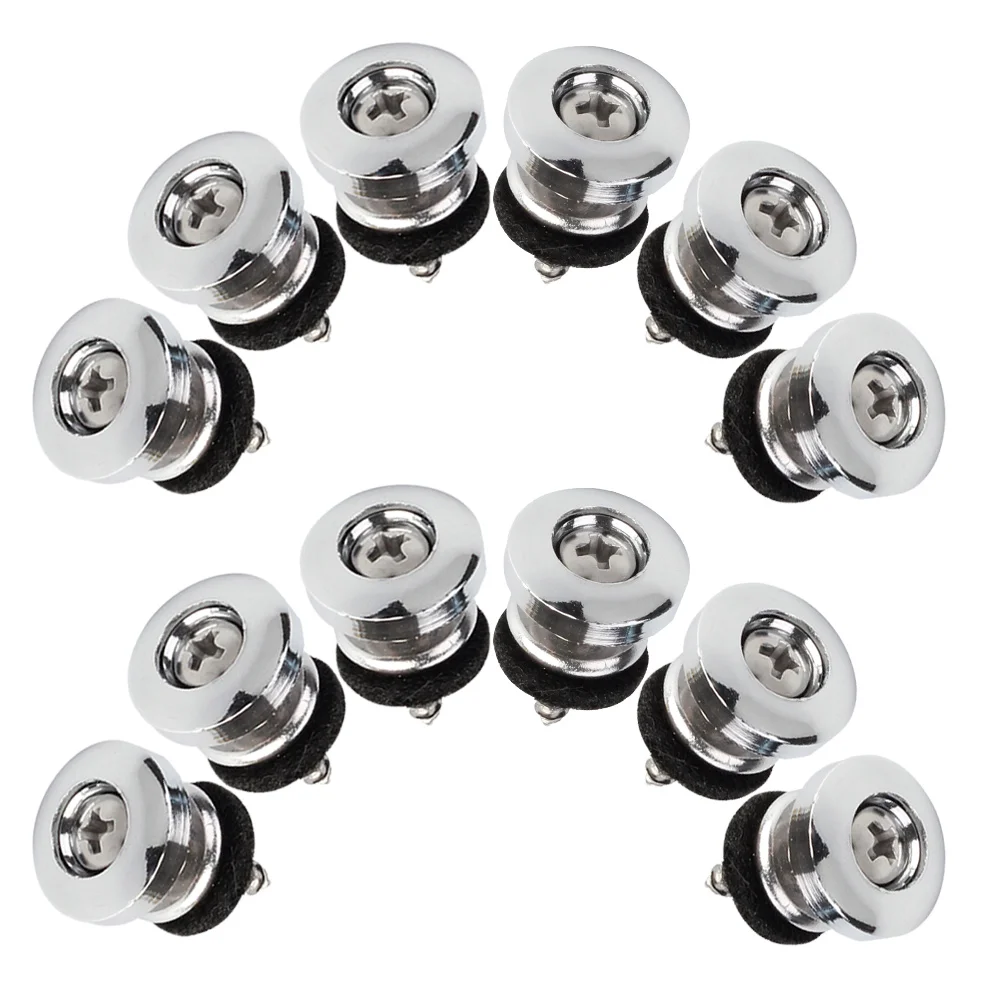 12 Pcs Electric Guitar Strap Buttons Non End for Bass Guitars Easy Install Lasting Guitar Accessories
12 Pcs Electric Guitar Strap Buttons Non End for Bass Guitars Easy Install Lasting Guitar Accessories