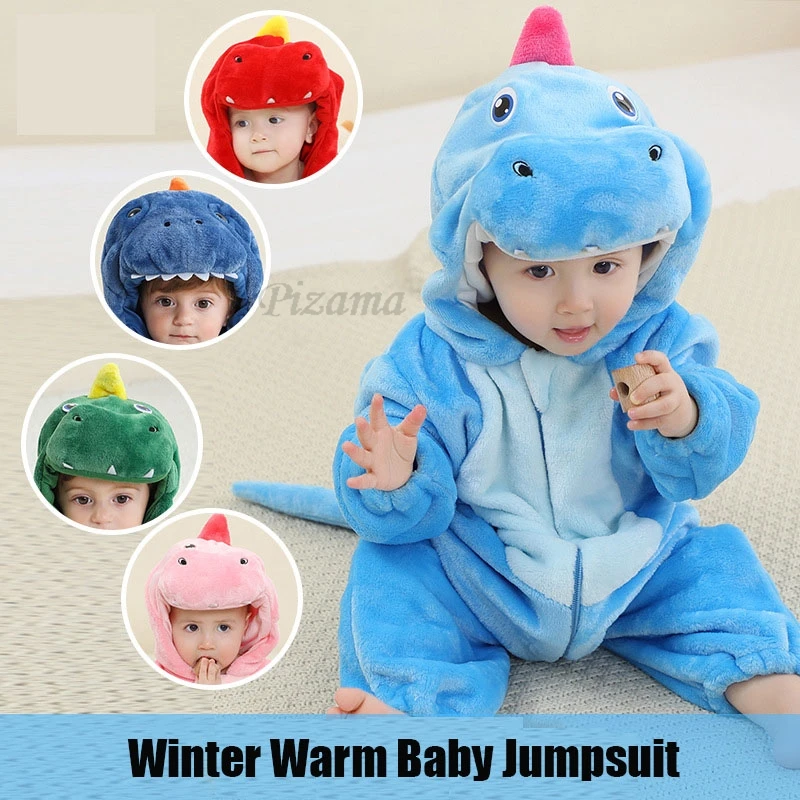 Animal Cartoon Hooded Dinosaur Kigurumi Pajamas Baby Oneises Infant Newborn Baby Items Boys Rompers Baby Girls Bodysuits
Animal Cartoon Hooded Dinosaur Kigurumi Pajamas Baby Oneises Infant Newborn Baby Items Boys Rompers Baby Girls Bodysuits