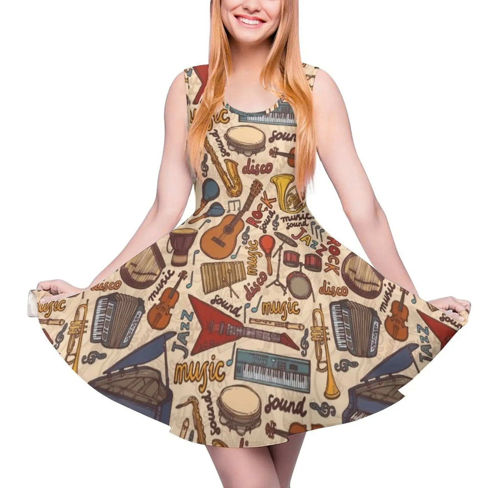 Band Instruments Seamless Music Pattern Sleeveless Dress wedding dresses for parties dress summer 2024 women
Band Instruments Seamless Music Pattern Sleeveless Dress wedding dresses for parties dress summer 2024 women