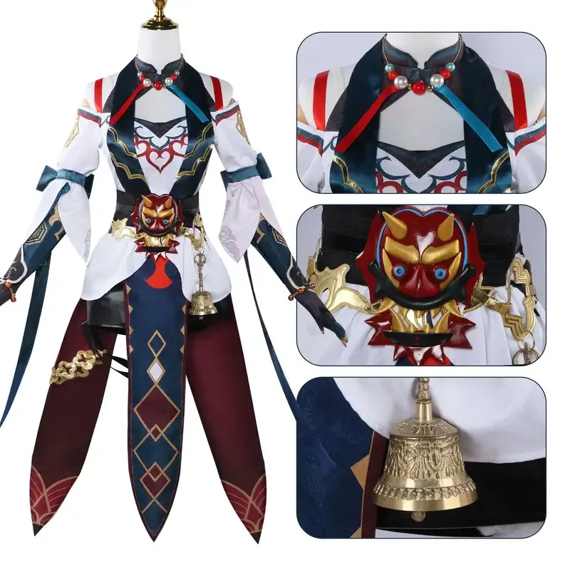 asdh8@Anime Xueyi Cosplay Costume Honkai Star Rail Prop Mask Accessories Wig Shoes Sexy Uniform SetCOSda@
asdh8@Anime Xueyi Cosplay Costume Honkai Star Rail Prop Mask Accessories Wig Shoes Sexy Uniform SetCOSda@
