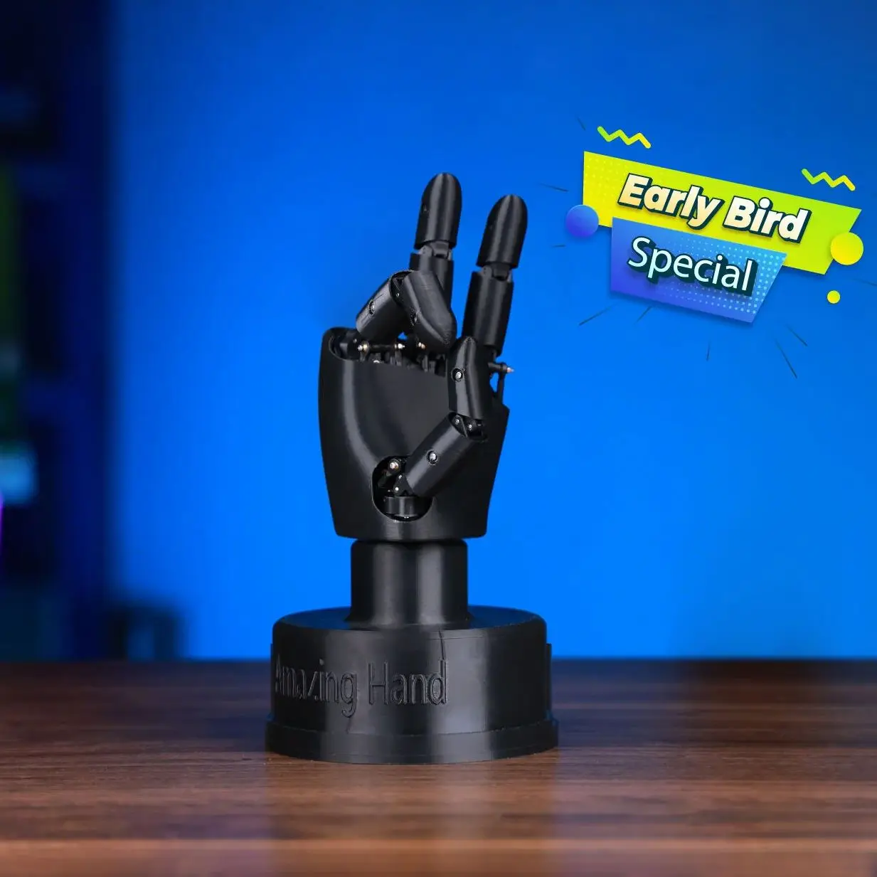 8-DoF Dexterous Hand Amazing Hand Robotic Hand Developer Kit 3D-printed Open-source Humanoid Hand
8-DoF Dexterous Hand Amazing Hand Robotic Hand Developer Kit 3D-printed Open-source Humanoid Hand