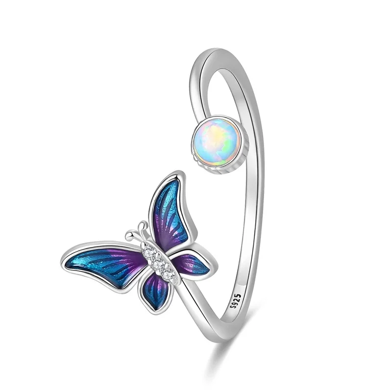New Original 925 Sterling Silver Blue Butterfly Ring For Women Fit Wedding Party Jewelry Gifts
New Original 925 Sterling Silver Blue Butterfly Ring For Women Fit Wedding Party Jewelry Gifts