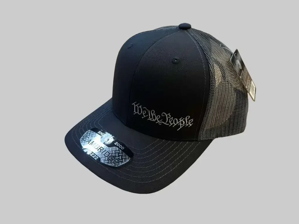 We The People Trucker Hat - Adjustable Snap Fit, Breathable Mesh Back, Hand Wash Only, American Spirit Accessory, One Size Fits Most, Mid-profile Crown, Pre-curved Brim, Cotton/Polyester Twill
We The People Trucker Hat - Adjustable Snap Fit, Breathable Mesh Back, Hand Wash Only, American Spirit Accessory, One Size Fits Most, Mid-profile Crown, Pre-curved Brim, Cotton/Polyester Twill