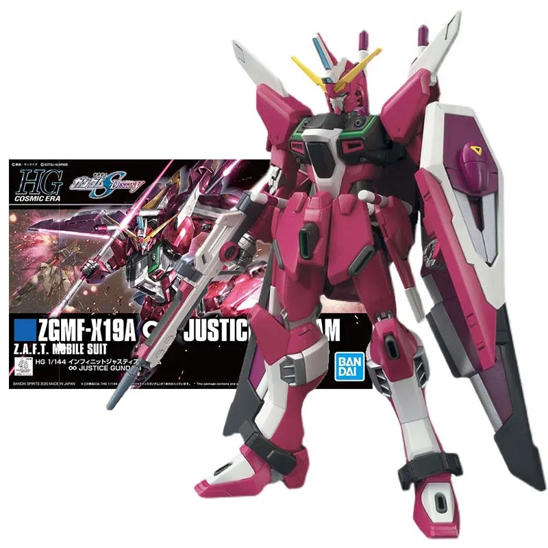 Bandai Figure Gundam Model Kit Anime Figures HG Infinite Justice Mobile Suit Gunpla Action Figure Toys For Boys Children's Gifts
Bandai Figure Gundam Model Kit Anime Figures HG Infinite Justice Mobile Suit Gunpla Action Figure Toys For Boys Children's Gifts