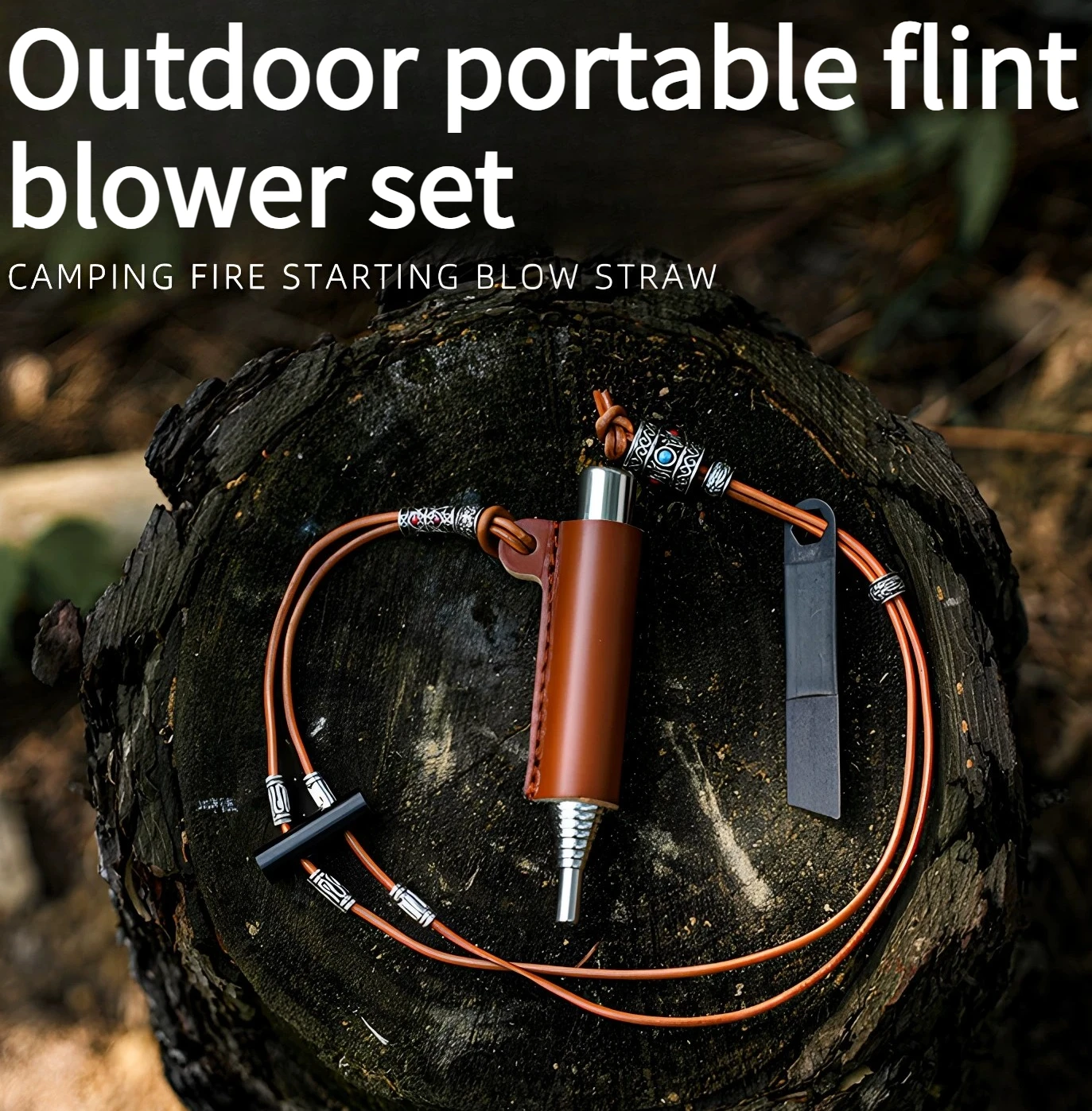 Outdoor Portable Firestick Firestone Blower Set Camping Survival Equipment Set Outdoor EDC Tool
Outdoor Portable Firestick Firestone Blower Set Camping Survival Equipment Set Outdoor EDC Tool
