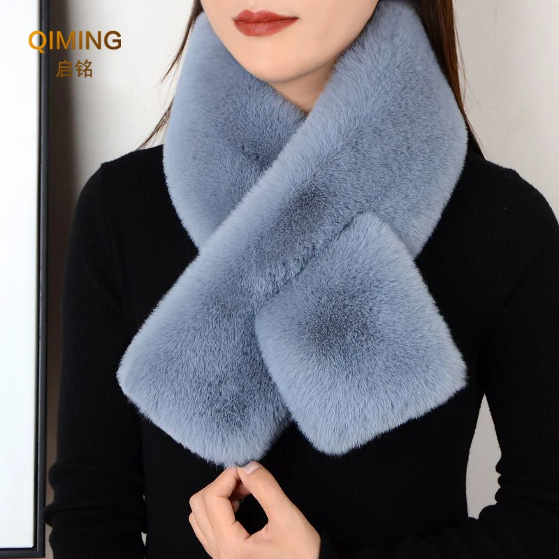 Faux Fur Scarf Women Winter Thicken Scarfs Plush Cross Collar Scarf Shawl Warm Soft Fluffy Luxery Neckerchief Womens Scarves
Faux Fur Scarf Women Winter Thicken Scarfs Plush Cross Collar Scarf Shawl Warm Soft Fluffy Luxery Neckerchief Womens Scarves
