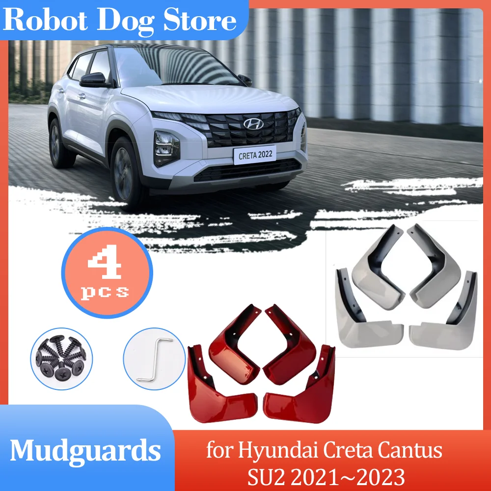 4pcs Mudguards for Hyundai Creta Cantus SU2 2021~2023 Mudflaps Mud Flaps Splash Guards Cover Spoiler Fender Flare Accessories
4pcs Mudguards for Hyundai Creta Cantus SU2 2021~2023 Mudflaps Mud Flaps Splash Guards Cover Spoiler Fender Flare Accessories